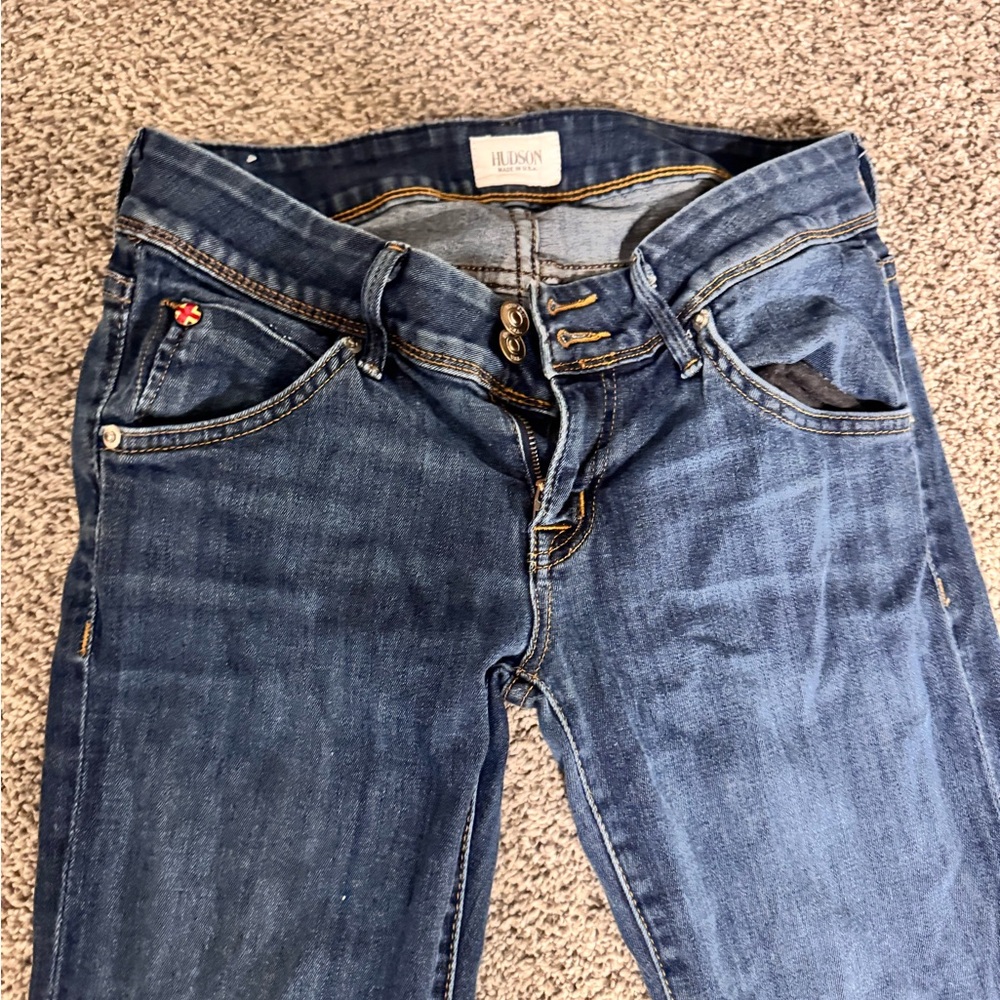 Hudson Jeans High Rise Blue Denim